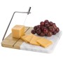 Marble and Bamboo Cheese Cutting Board with Slicer