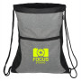 Trilogy Two-Tone Drawstring Bag