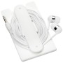 Silicone Card Wallet and Wired Earbuds