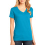 District Made - Ladies Perfect Weight V-Neck Tee