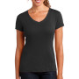 District Made Ladies Mini Rib V-Neck Tee