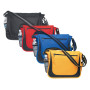 Personalized Messenger Bag With Matching Striped Handle