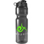 Personalized 28 oz. Transparent Bottle with Flip Lid