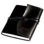Printed Americana Leather-Wrapped Journal | Silkletter