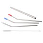 6-Pc Stainless Steel Straw Set