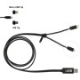Zipper 3-in-1 Charging Cable