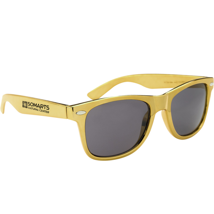 Printed Metallic Malibu Sunglasses