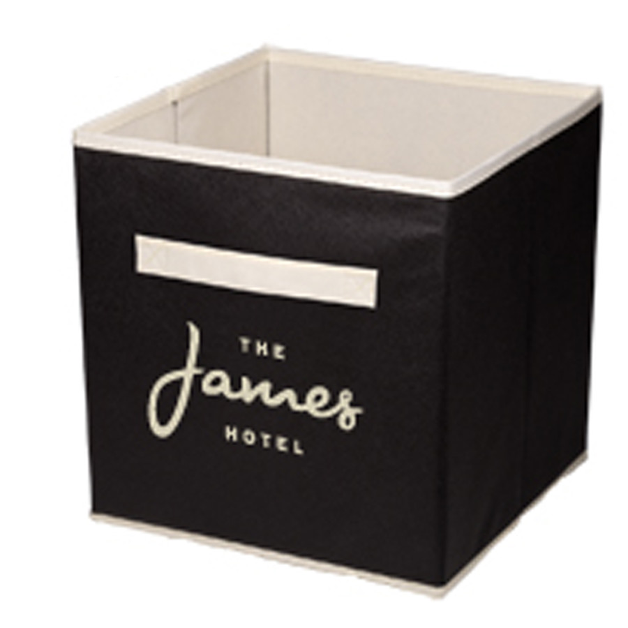 Monogrammed Folding Non-Woven Storage Bin
