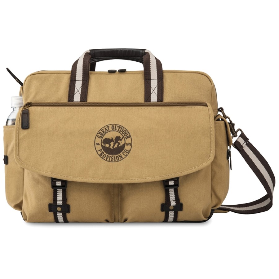 Heritage Supply Ridge Cotton Computer Messenger Bag