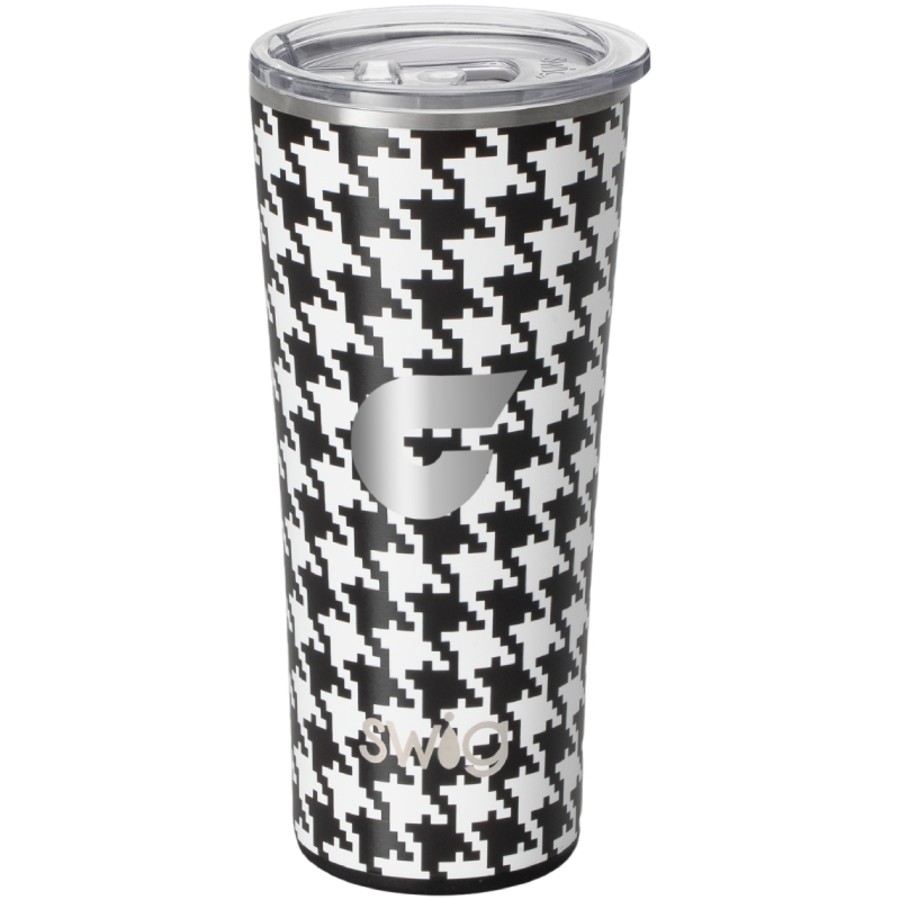 22 oz. Swig Life Houndstooth Stainless Steel Tumbler