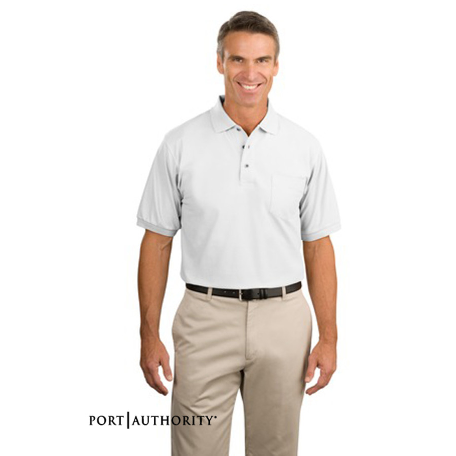 Port Authority Silk Touch Shirt with Pocket