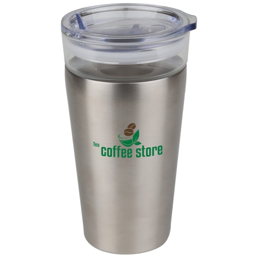 Prost 20 oz. Double Walled, Stainless Pint with Glass Insert