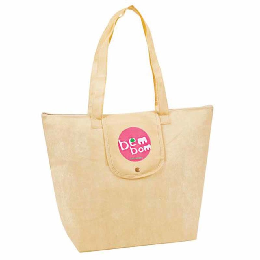 Monogrammed "eGREEN" Fold-Up Tote