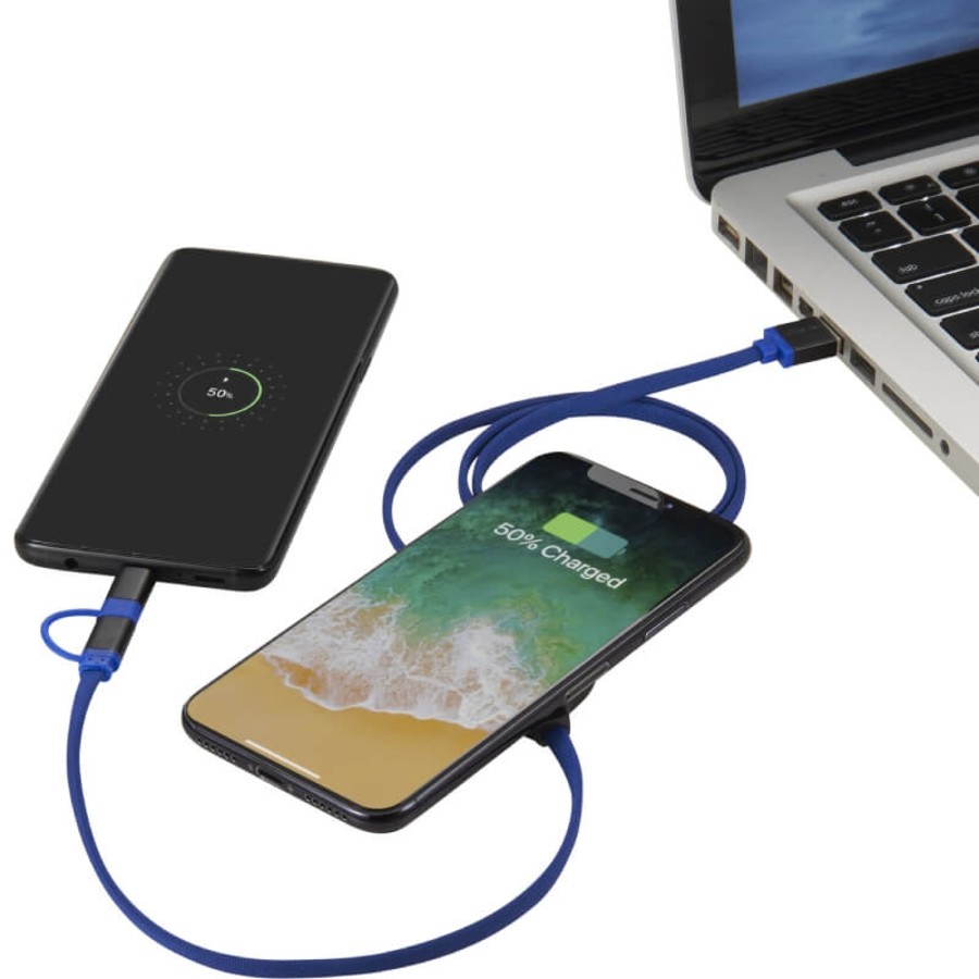 Gamma Wireless Charging Pad With 3-in-1 Cable