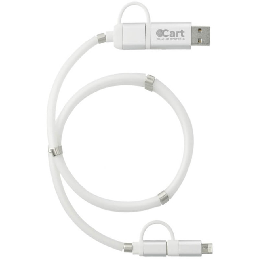 Whirl 5-In-1 Charging Cable With Magnetic Wrap