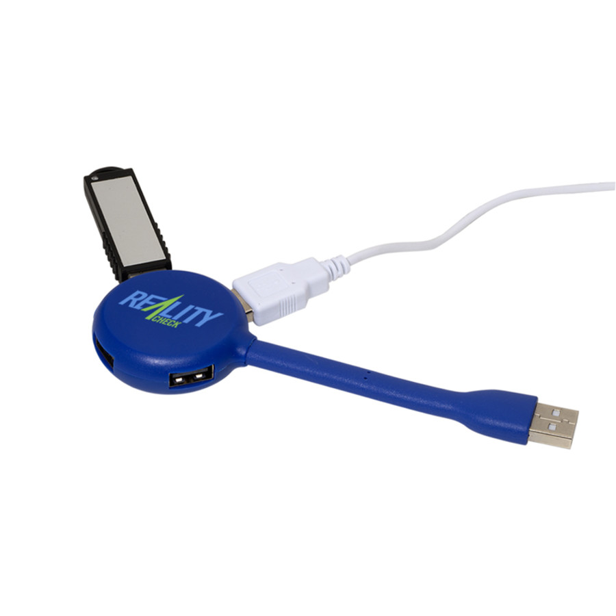 USB Flex Light 4 Port USB Hub