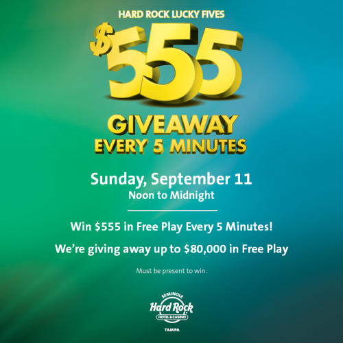 Hard Rock Lucky 5's
