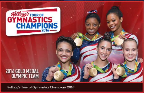 Kellogg’s Tour of Gymnastics Champions 2016
