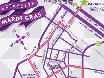 opelousas mardi gras parade route