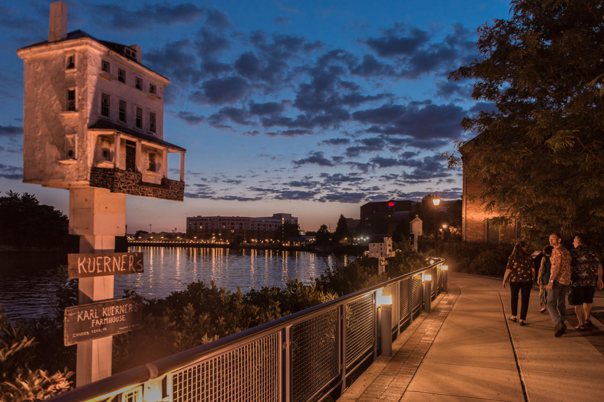 An Amazing Winter Evening On The Wilmington Riverfront