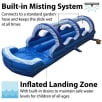 Giant slip and slide inflatable water slide
