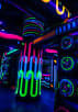 Black Light Laser Tag Battle Dome Glows in the Dark