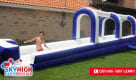 Side Angle Inflatable Slip and Slide