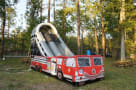 inflatable fire truck slides