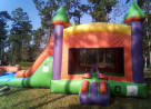 Dallas Big 3in1 Multi Color Combo slide bounce castle
