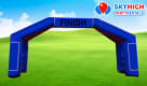 Blue Inflatable Arch Rentals in Houston, TX