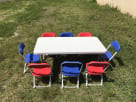 Kids table and chair rentals