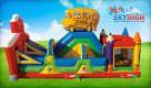 School Time Bounce House Side