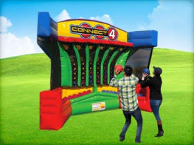 Basketball Connect 4 Inflatable Game Rental