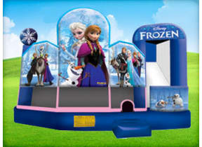 Frozen 5in1 Bounce House w/ (Dry or Wet/Water Slide)
