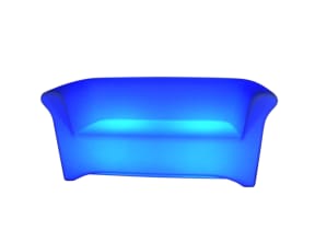 LED illuminated sofa for 3