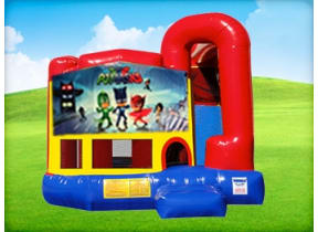 4in1 PJ Masks Bounce House w/ Wet or Dry Slide