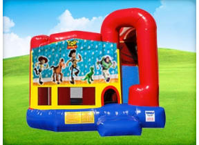 4in1 Toy Story Bounce House w/ Wet or Dry Slide