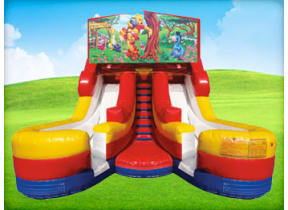 16ft Winnie the Pooh Water (Dry/Wet) Slide