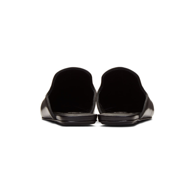 Alexander Wang Jaelle Leather Loafer Slides In 001 Black | ModeSens