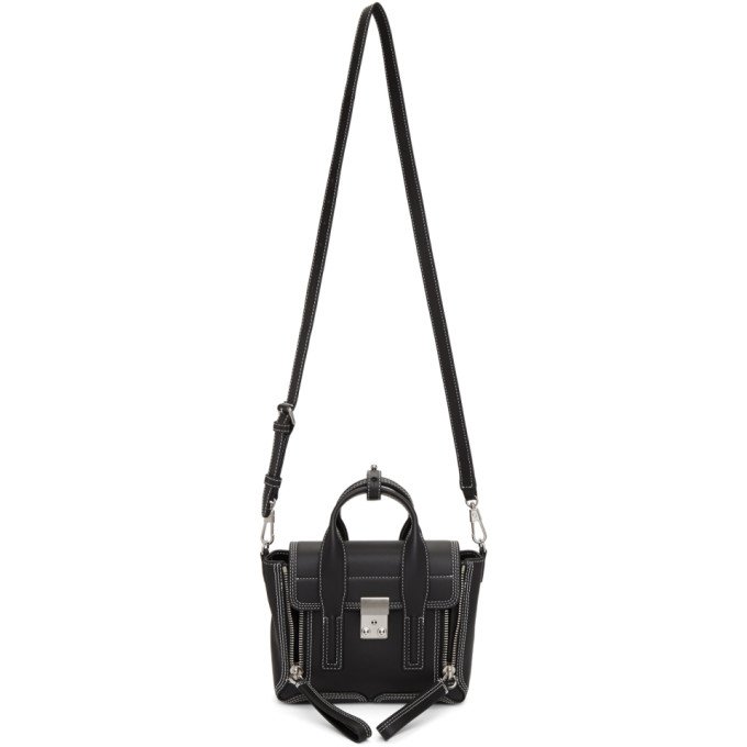 3.1 Phillip Lim Pashli Black Leather Mini Satchel Bag | ModeSens