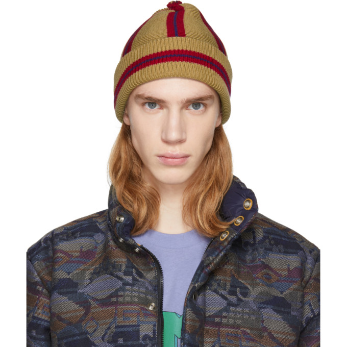 bianca chandon多色条纹帽子