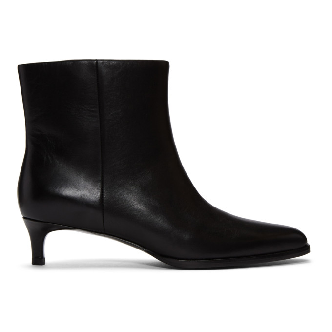 3.1 PHILLIP LIM / フィリップ リム 3.1 PHILLIP LIM BLACK AGATHA ANKLE BOOTS