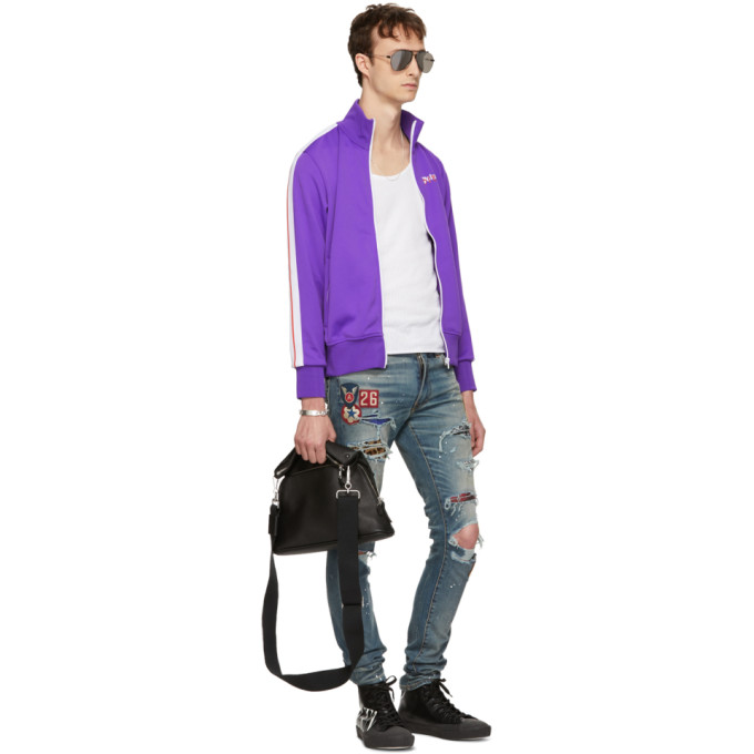 PALM ANGELS PALM ANGELS PURPLE PLAYBOI CARTI EDITION DIE PUNK TRACK JACKET