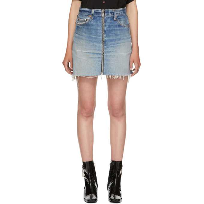 RE/DONE RE/DONE RECONSTRUCTED LEVIS EDITION DENIM MINISKIRT