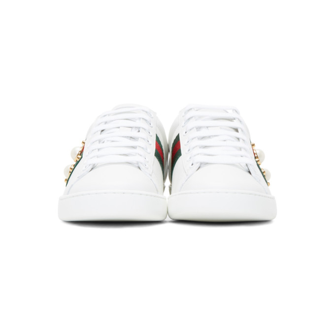 gucci pearl ace sneakers
