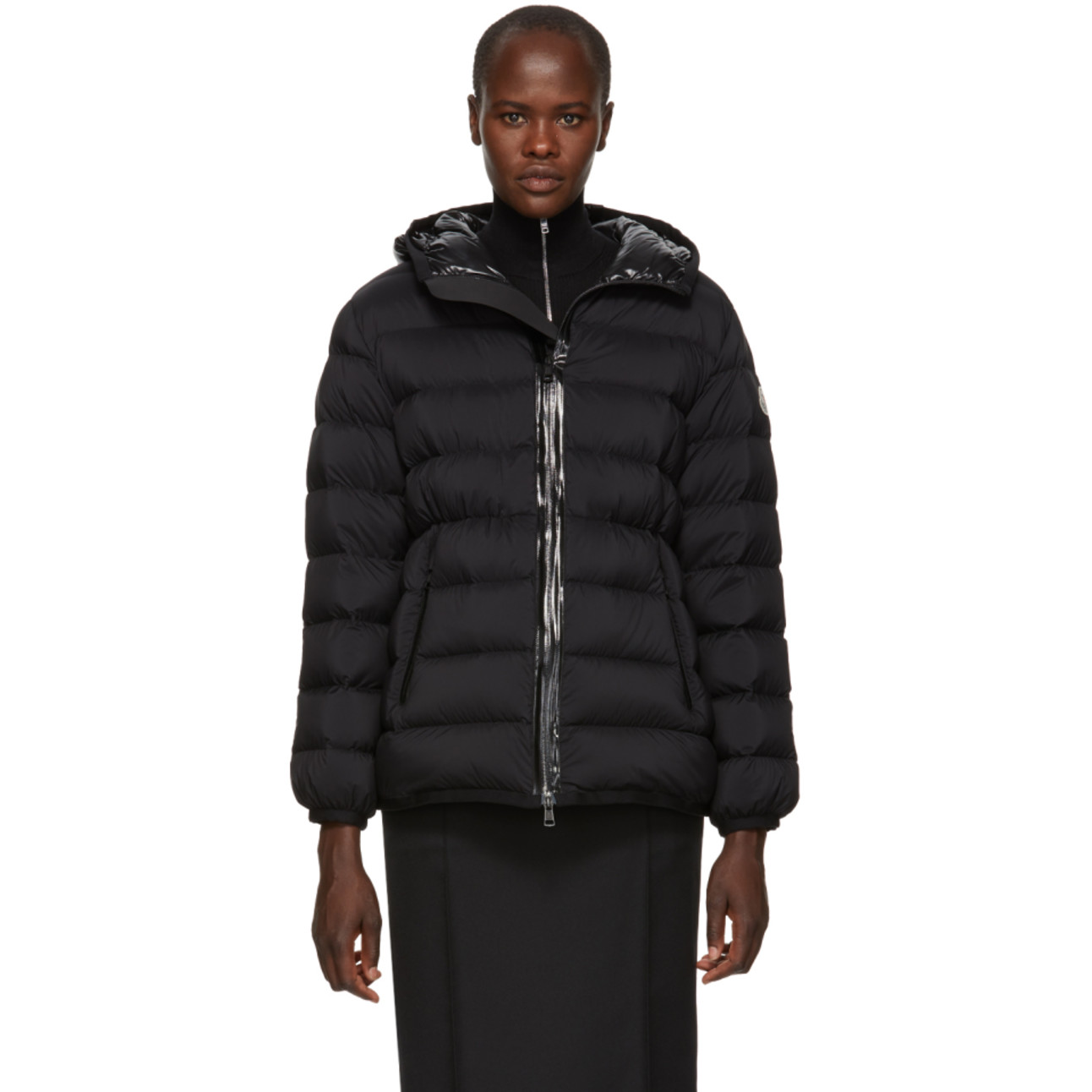 moncler black down river parka moncler black down river parka