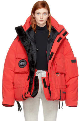 Vetements - Red Canada Goose Edition Down Parka
