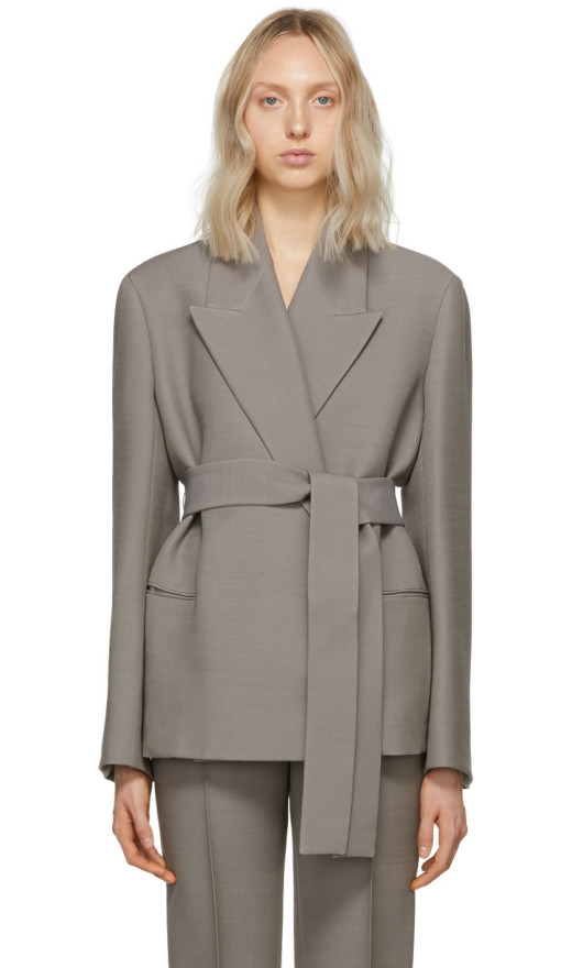 The Row - Grey Jenia Blazer