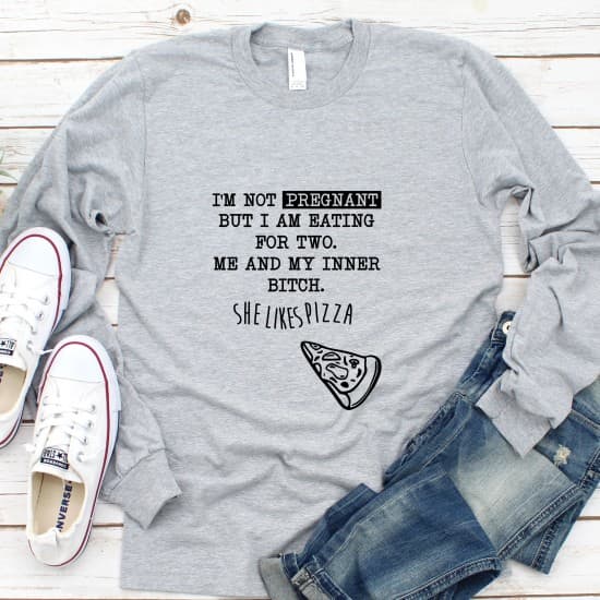 I'm not pregnant but i am eating for two - strygemærke