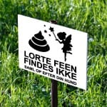 Lorte feen findes ikke - sticker